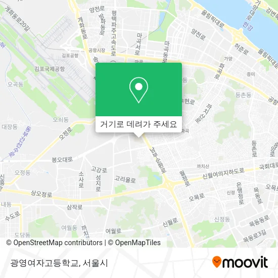 광영여자고등학교 지도