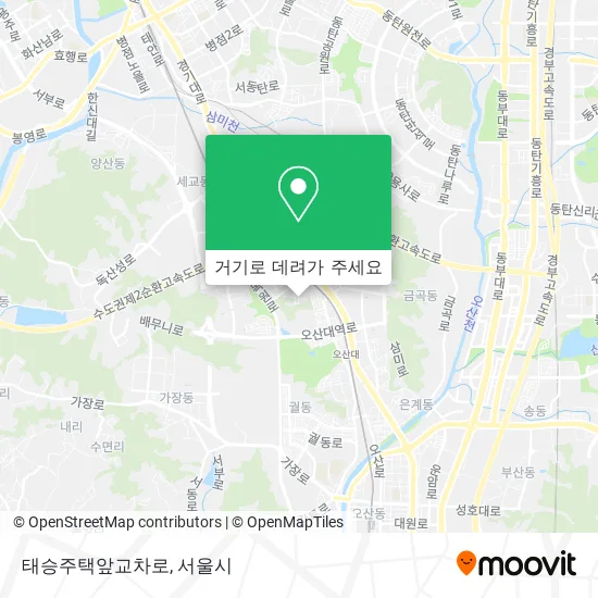 태승주택앞교차로 지도