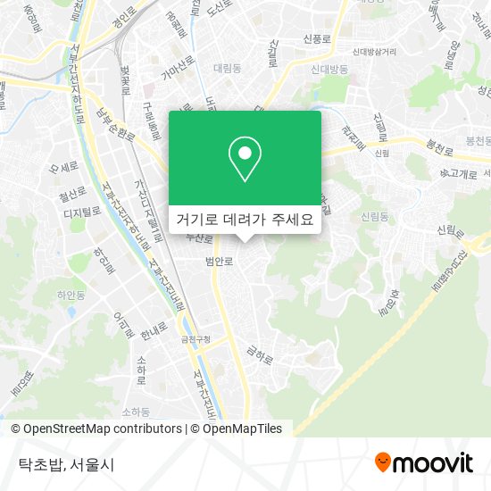 탁초밥 지도