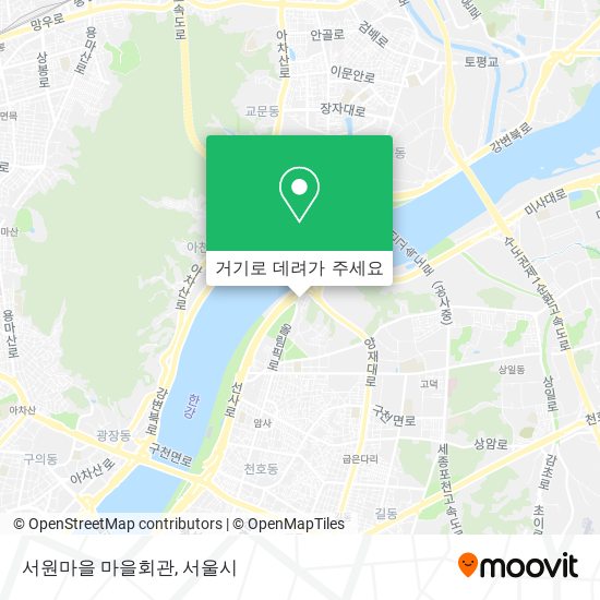 서원마을 마을회관 지도
