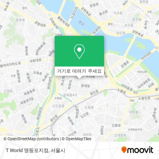 T World 영등포지점 지도