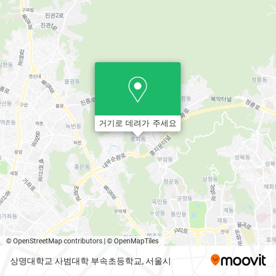 상명대학교 사범대학 부속초등학교 지도