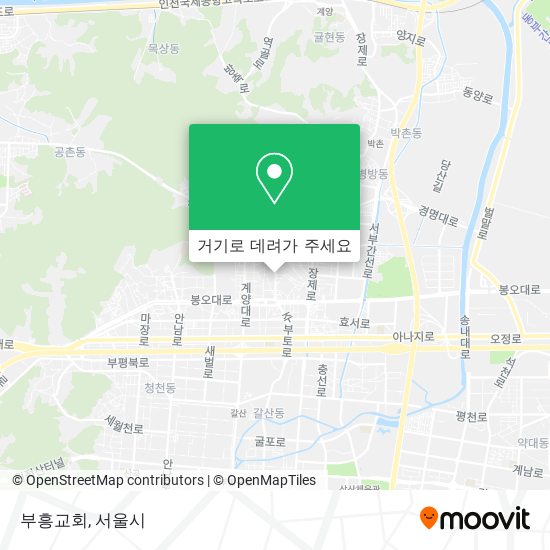 부흥교회 지도