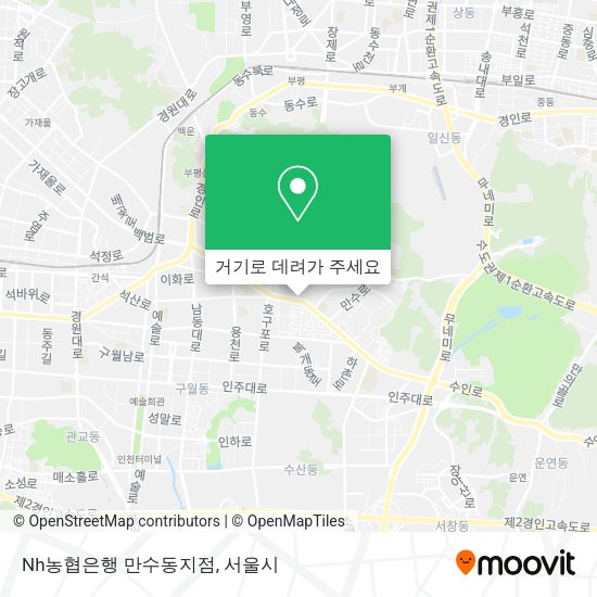 Nh농협은행 만수동지점 지도