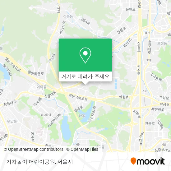 기차놀이 어린이공원 지도