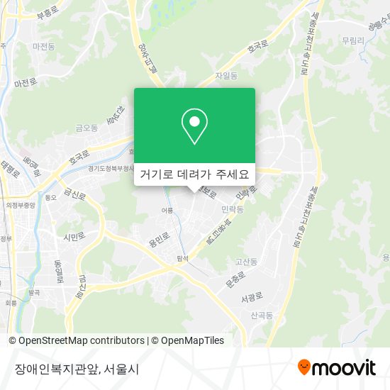 장애인복지관앞 지도