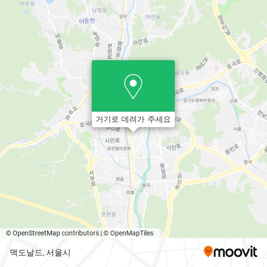 맥도날드 지도