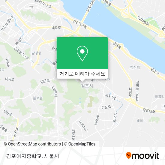 김포여자중학교 지도