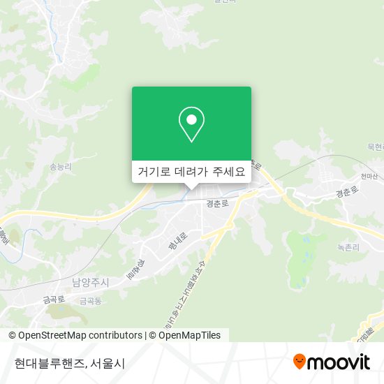 현대블루핸즈 지도