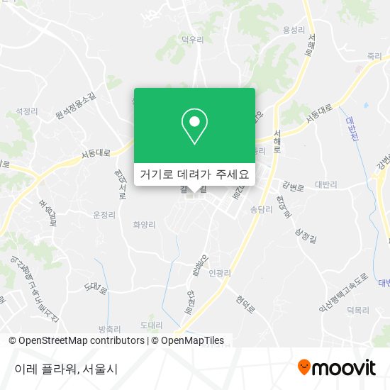 이레 플라워 지도