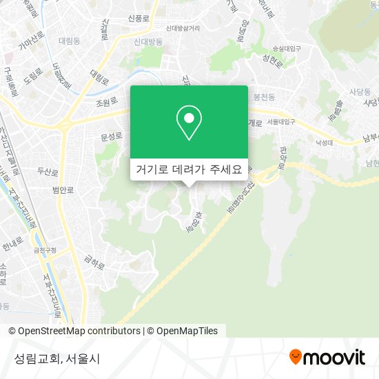 성림교회 지도