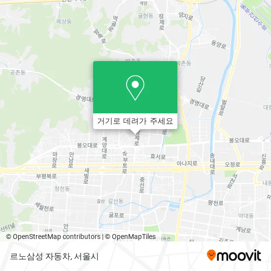 르노삼성 자동차 지도