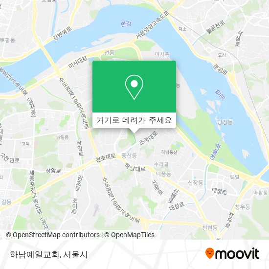 하남예일교회 지도