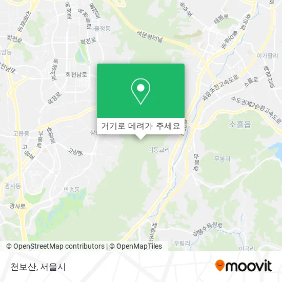 천보산 지도