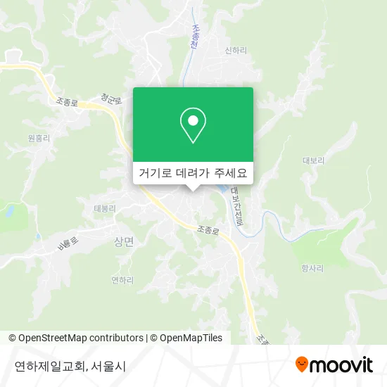 연하제일교회 지도