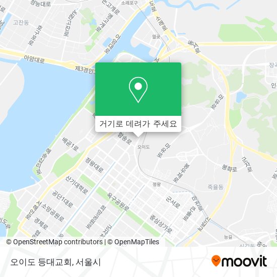 오이도 등대교회 지도