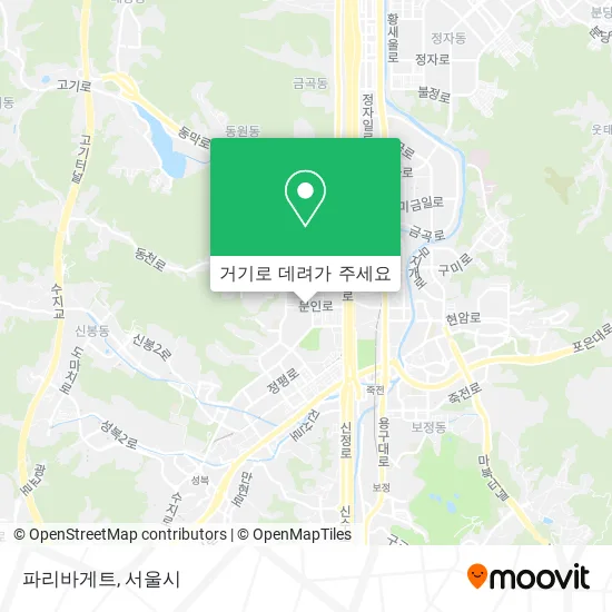 파리바게트 지도