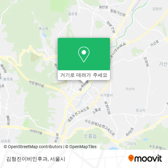 김형진이비인후과 지도