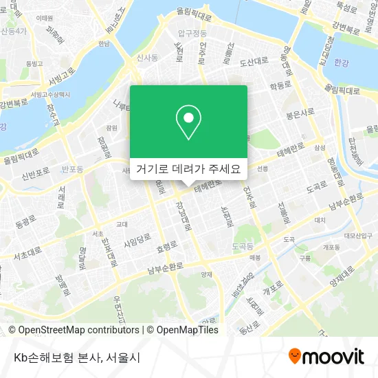 Kb손해보험 본사 지도