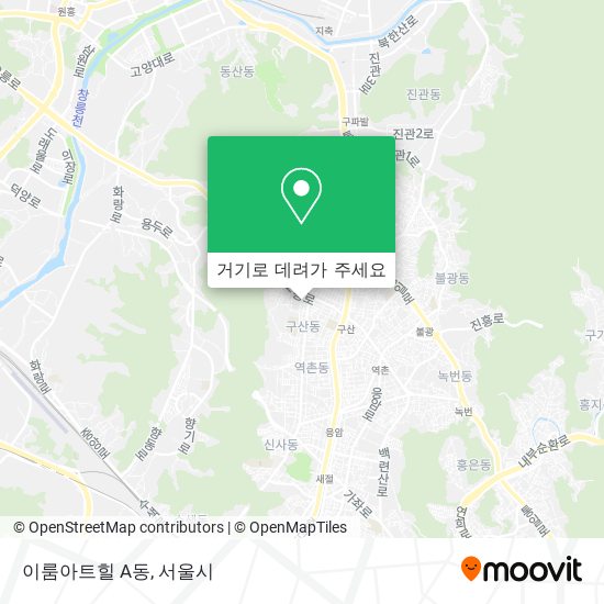 이룸아트힐 A동 지도