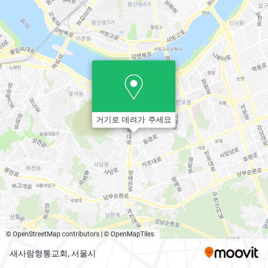새사람형통교회 지도