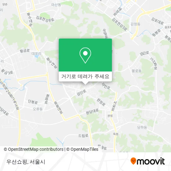 우선쇼핑 지도