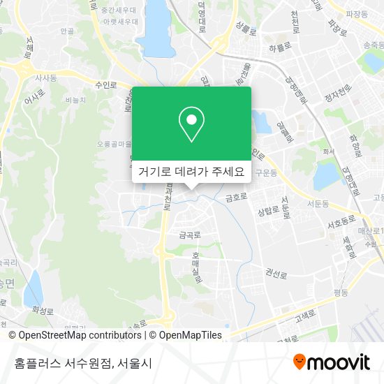 홈플러스 서수원점 지도