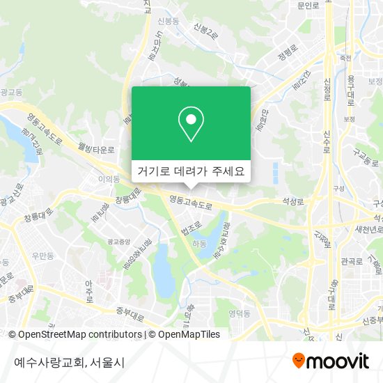 예수사랑교회 지도