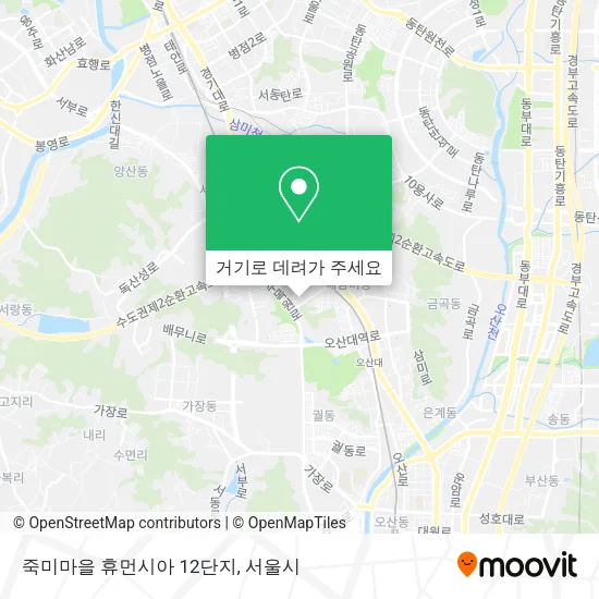 죽미마을 휴먼시아 12단지 지도