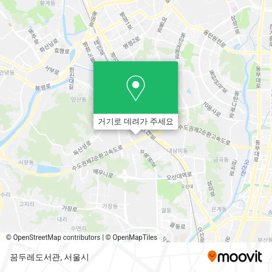꿈두레도서관 지도