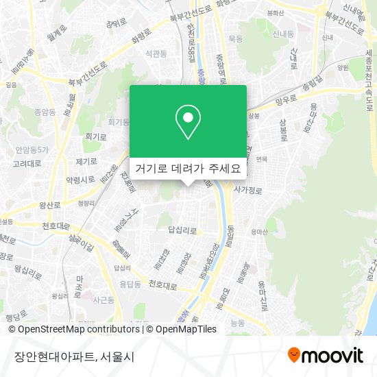 장안현대아파트 지도