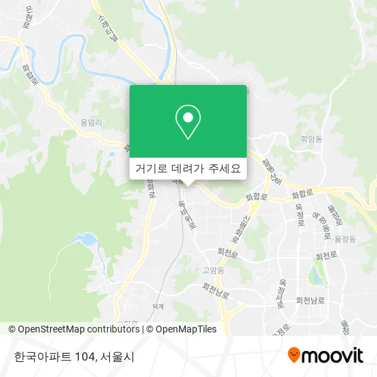 한국아파트 104 지도