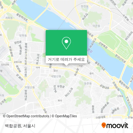 백합공원 지도
