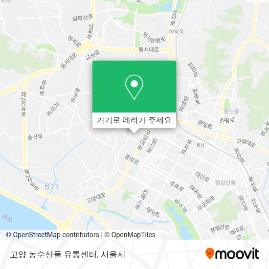 고양 농수산물 유통센터 지도