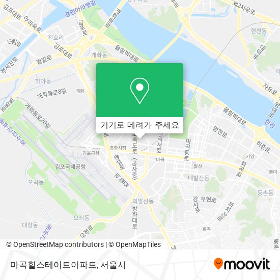 마곡힐스테이트아파트 지도