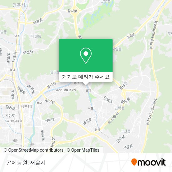 곤제공원 지도