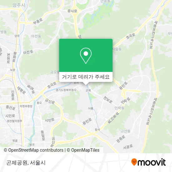 곤제공원 지도
