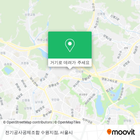 전기공사공제조합 수원지점 지도