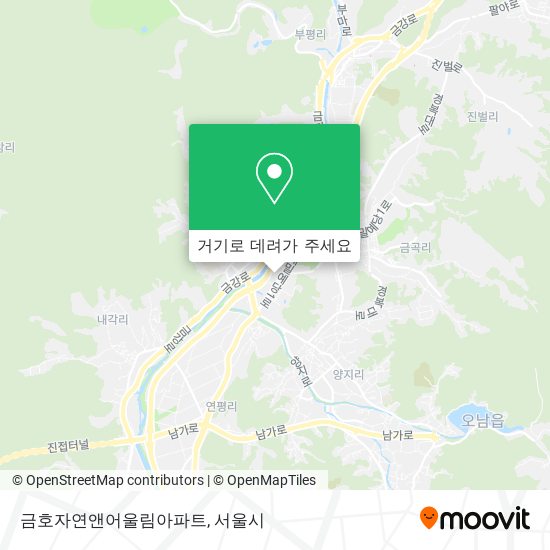 금호자연앤어울림아파트 지도