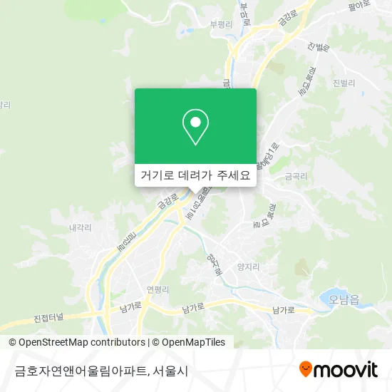 금호자연앤어울림아파트 지도