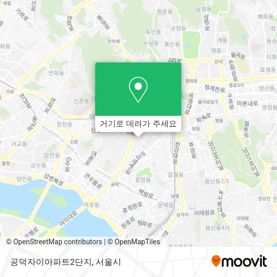 공덕자이아파트2단지 지도