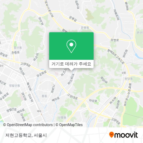 저현고등학교 지도