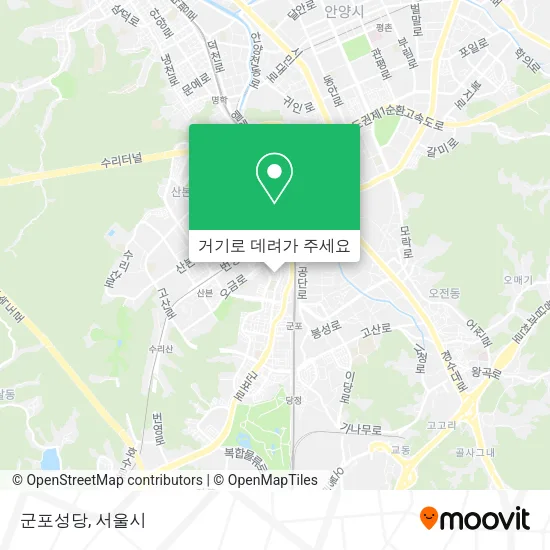 군포성당 지도