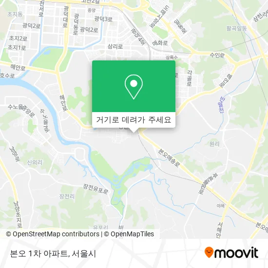 본오 1차 아파트 지도