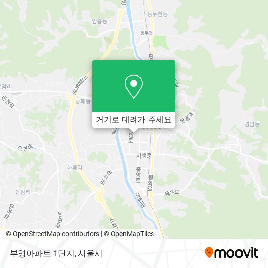 부영아파트 1단지 지도