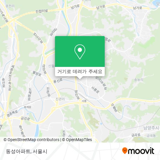 동성아파트 지도