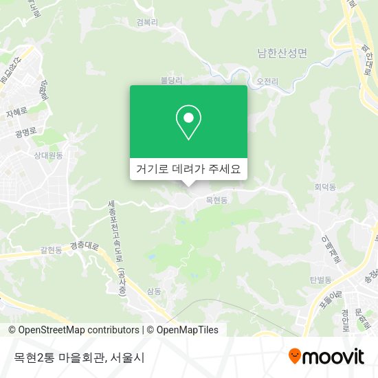 목현2통 마을회관 지도