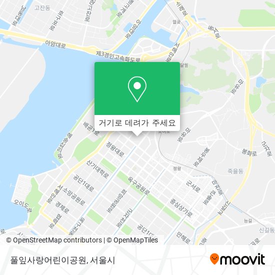 풀잎사랑어린이공원 지도