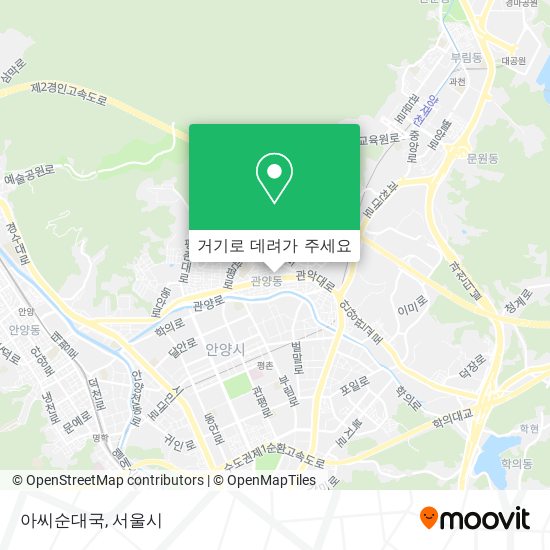 아씨순대국 지도