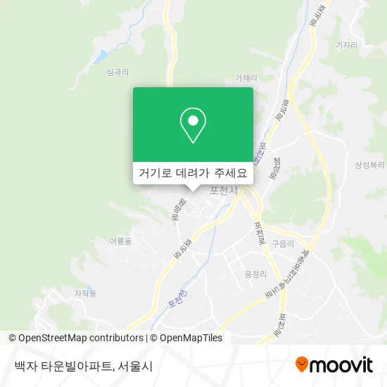 백자 타운빌아파트 지도